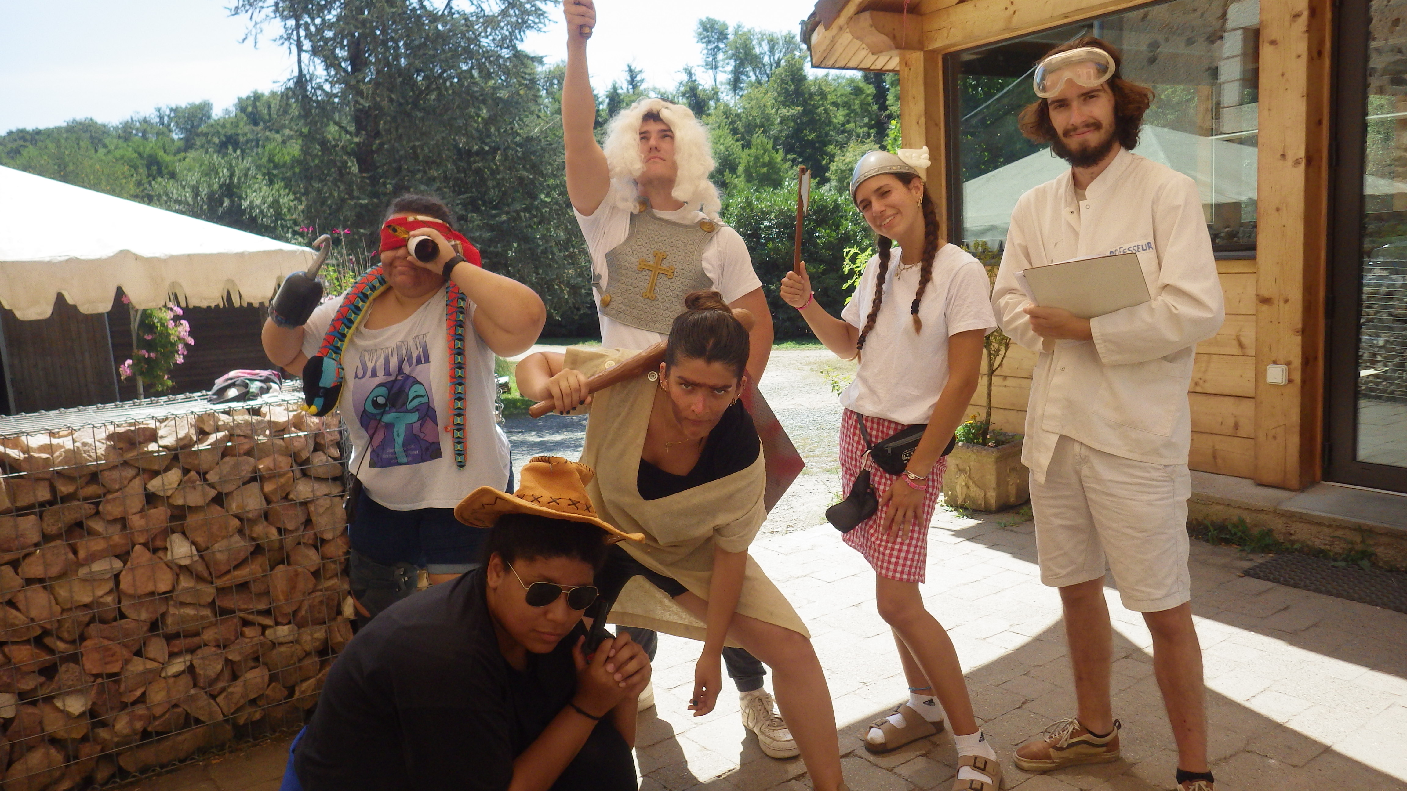 Photo des animateurs au Moulin du Roy